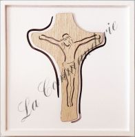 Tableau découpé Christ